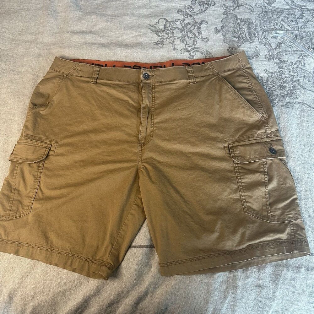 Denali Men’s Cargo Shorts Size 42 Khaki Utility Outdoor Casual Pockets